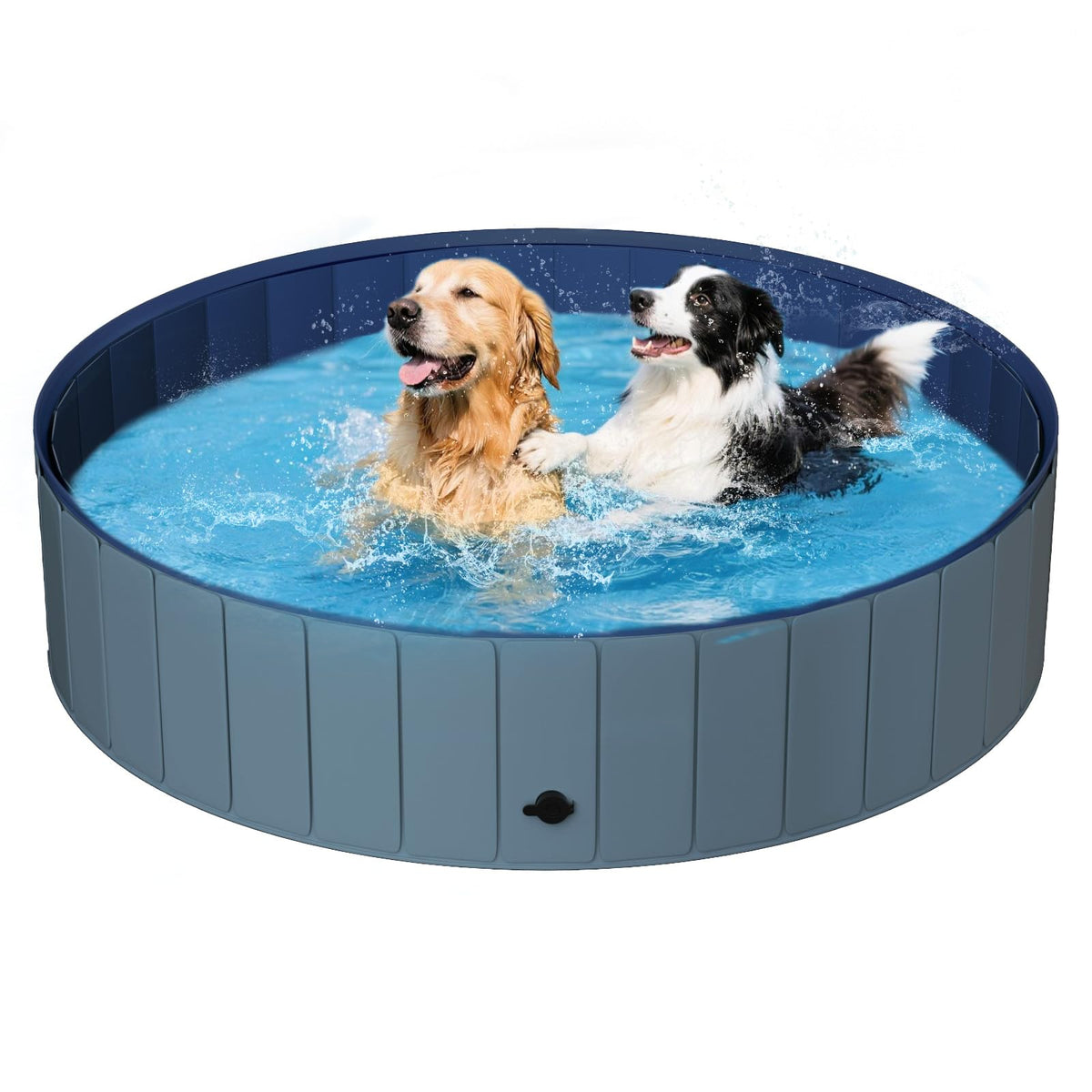 UCCY foldable dog pool for large dogs, ready to use in seconds.