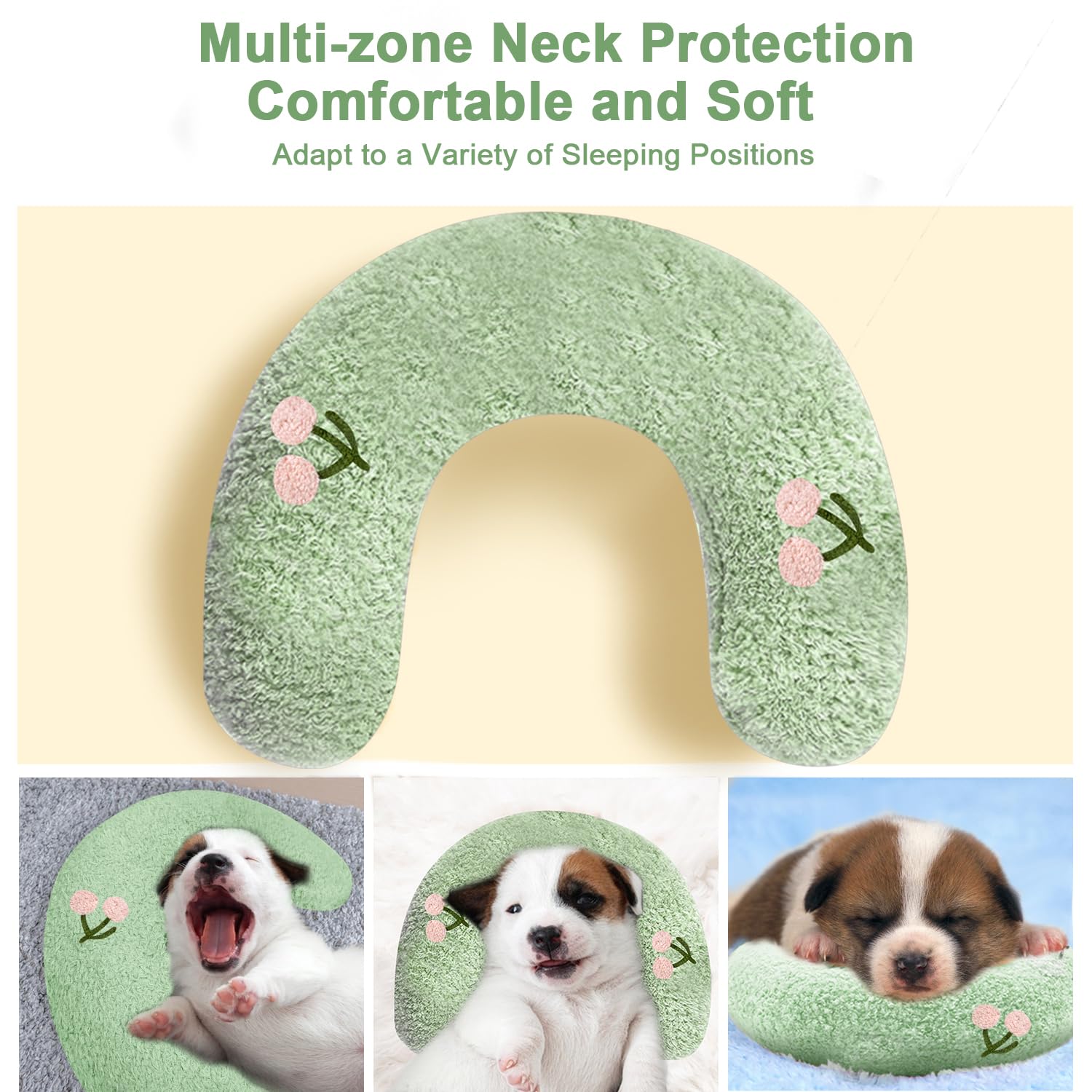 Ucho dog pillow crate bed use for travel comfort.