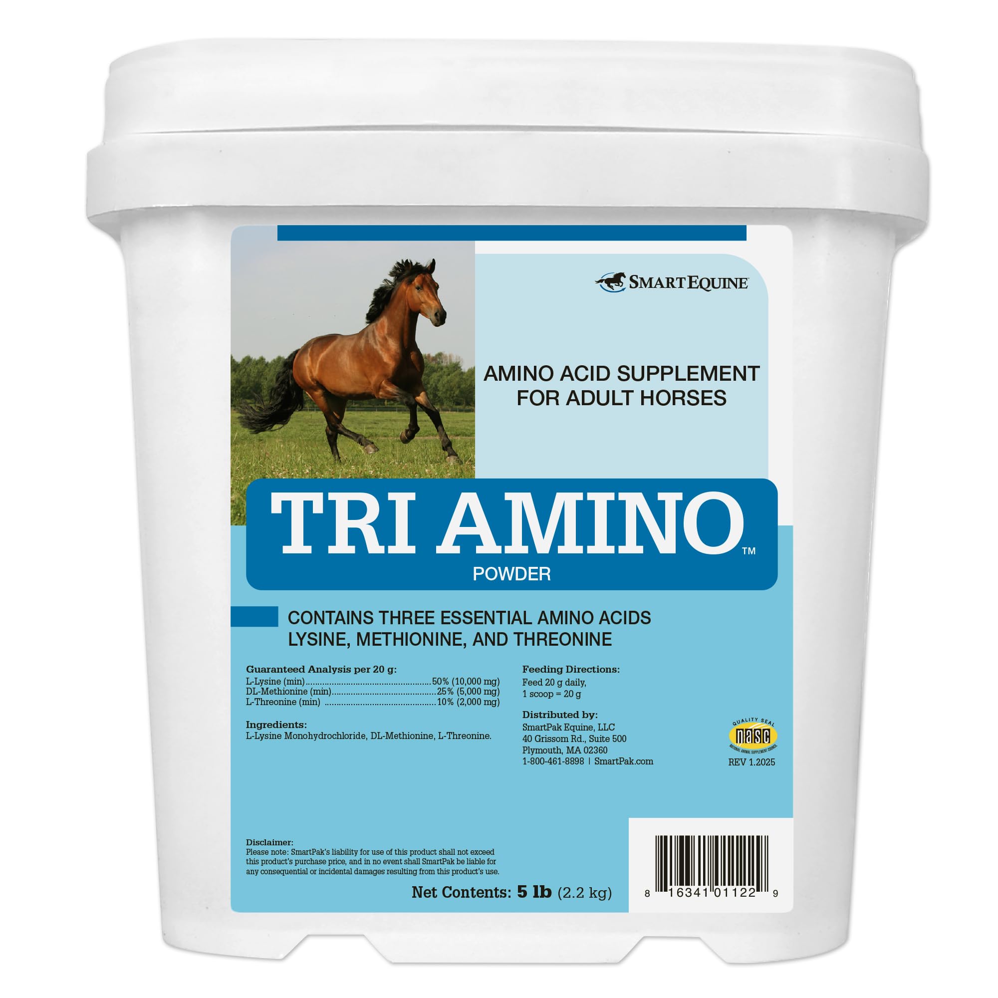 Uckele Tri Amino bottle-front view supports daily muscle and condition