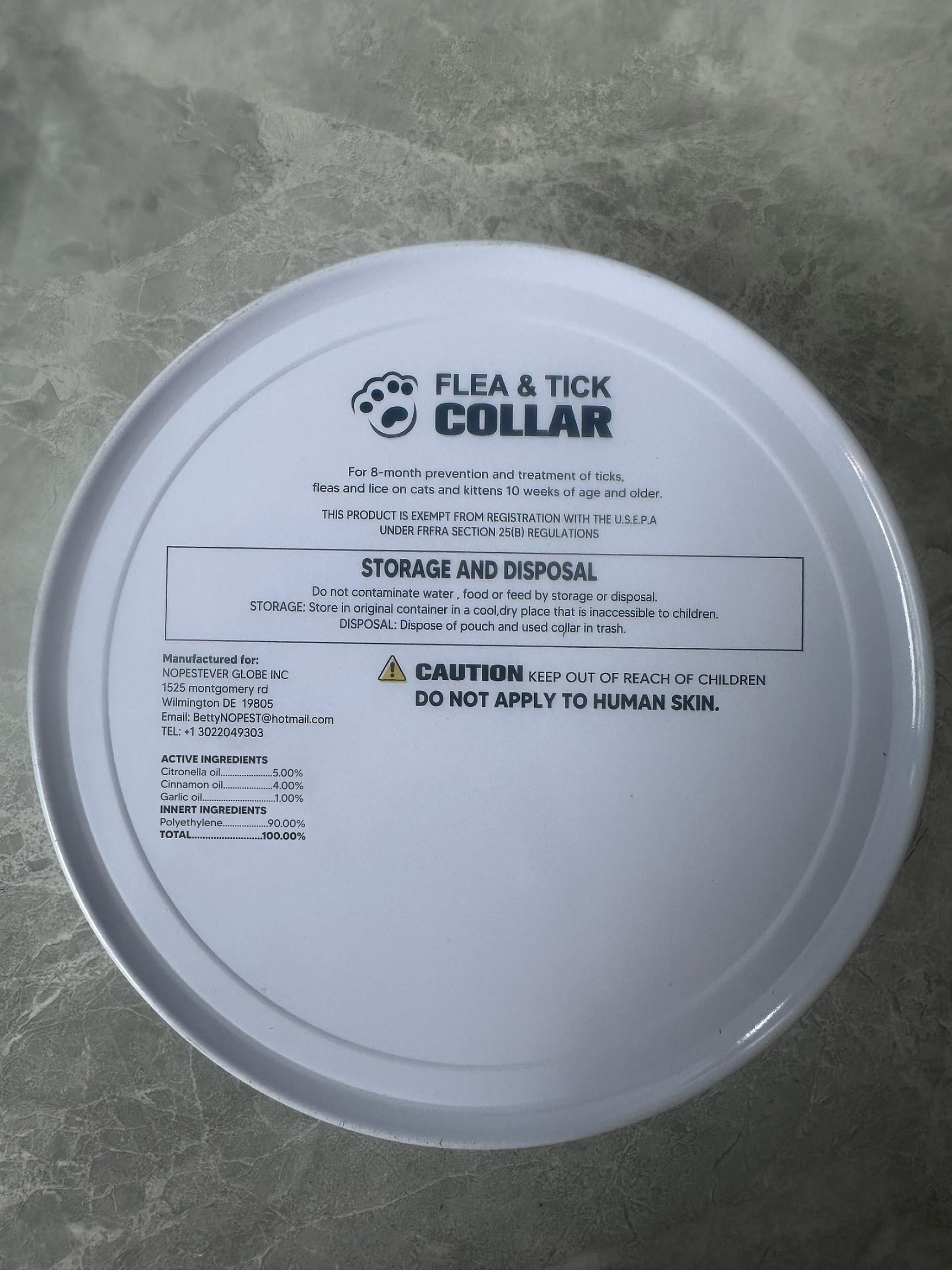 UDyoude flea collar cat long protection 8 months signals extended protection