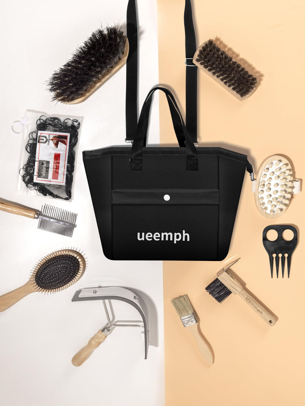 Ueemph dandy brush delivers thorough brushing for a polished shine