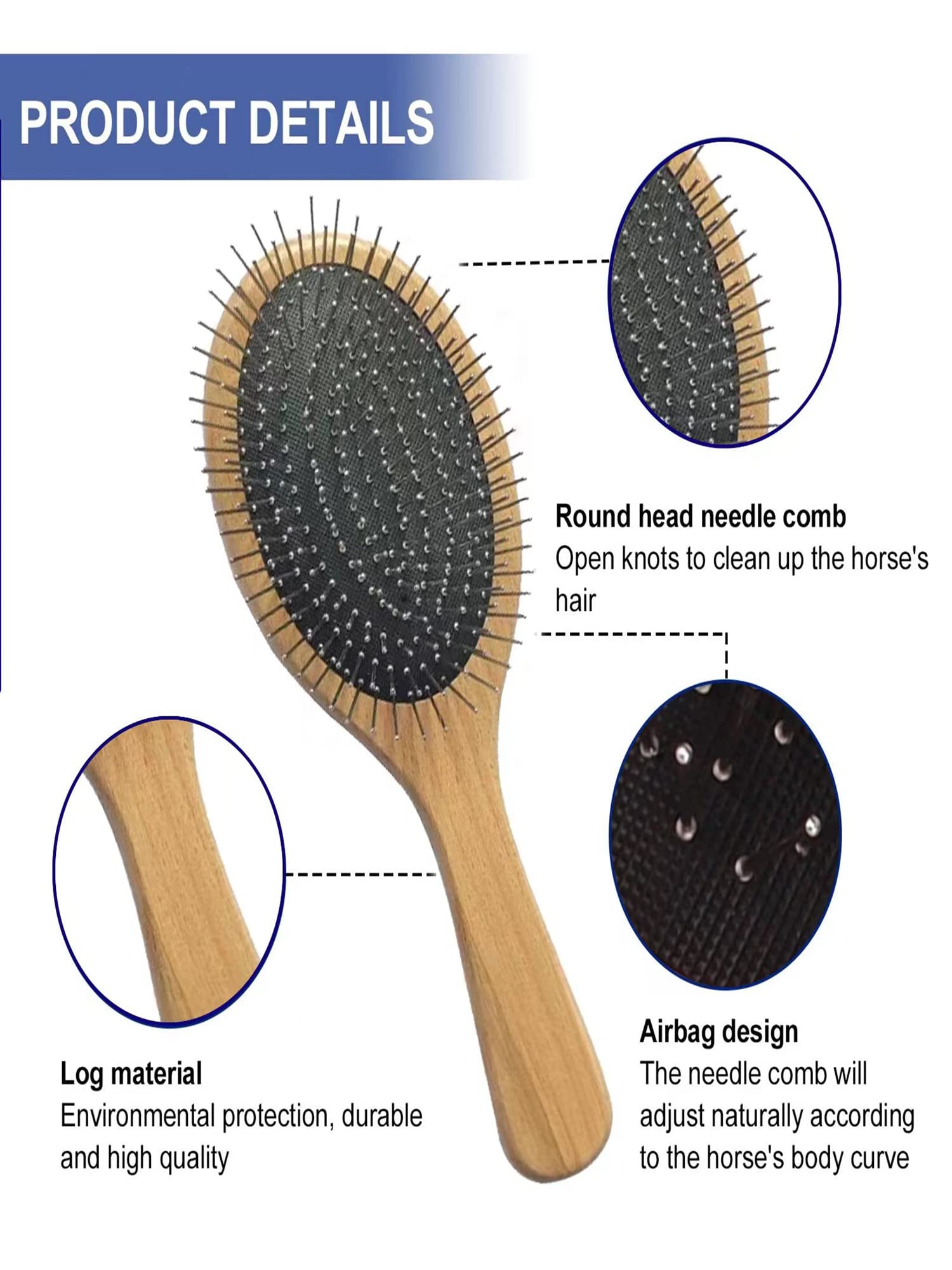 Ueemph hoof pick with brush for easy hoof maintenance