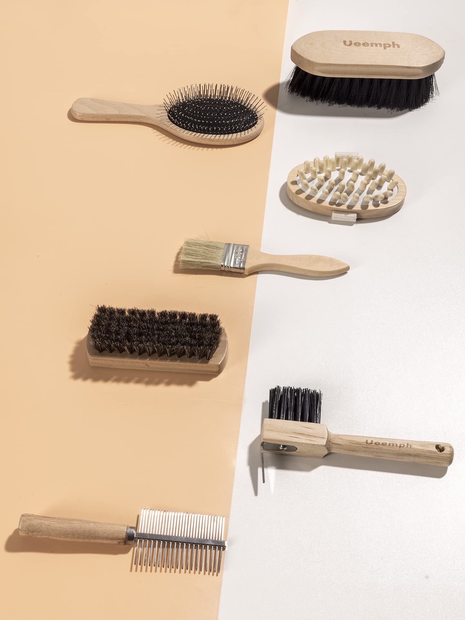 Ueemph soft finishing brush for a smooth coat after brushing