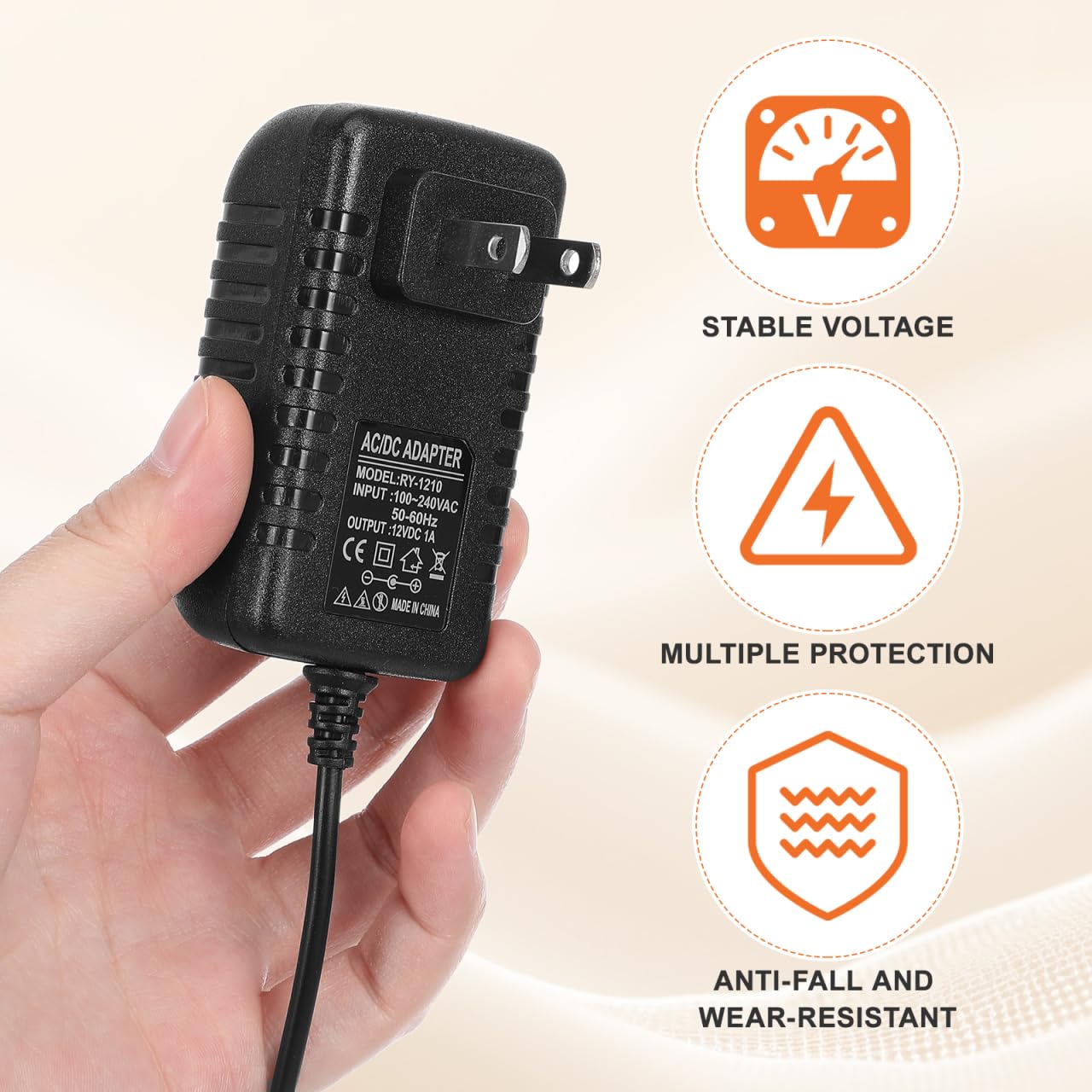 UEETEK adapter cable connection demonstrates secure, easy-to-install wiring.