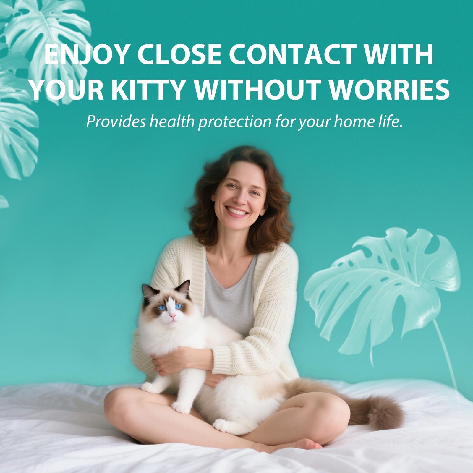 UEOWJET coconut oil and flaxseed nutrition for healthy skin and coat.