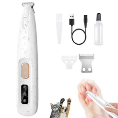 ugdurwp led-light dog paw trimmer illuminates precise grooming for small areas.