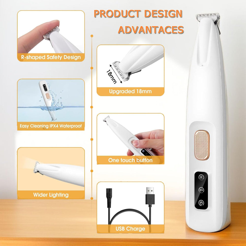 ugdurwp safety-design-paw-trimmer minimizes skin injuries during trims.