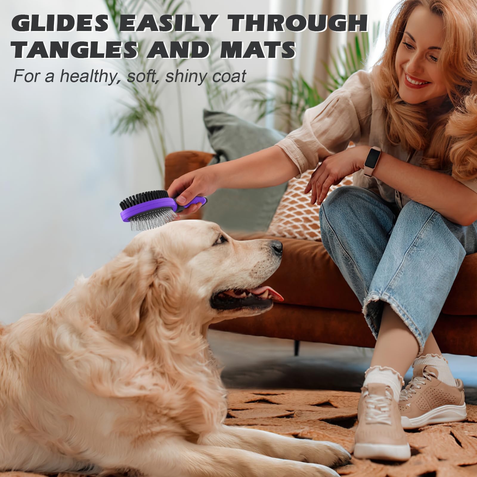 UGNEL ergonomic ring-handle bath brush for secure, easy bathing sessions