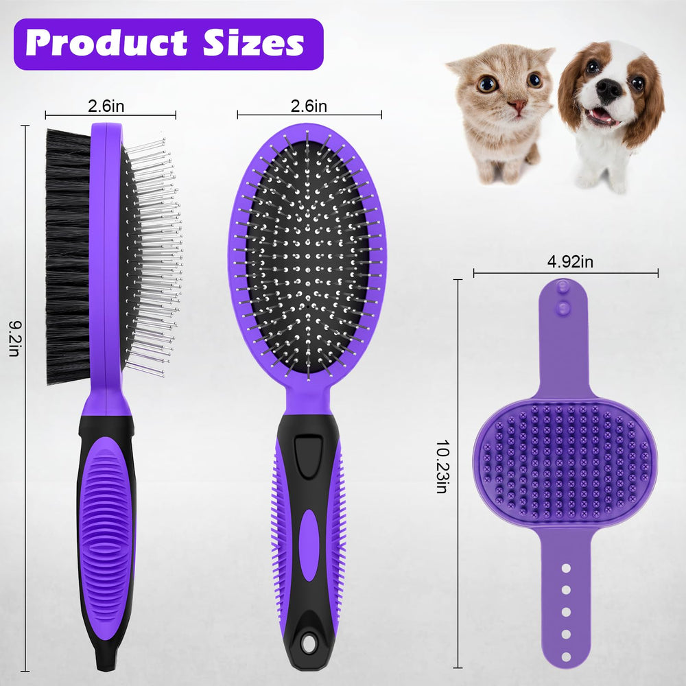 UGNEL purple grooming tools set shown in compact home-use layout