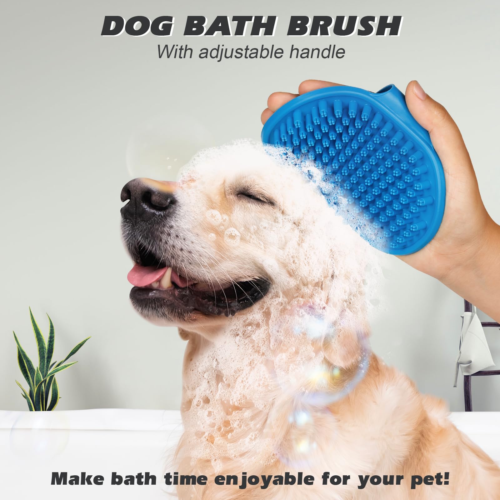 UGNEL soft silicone material keeps grooming gentle and pet-safe.