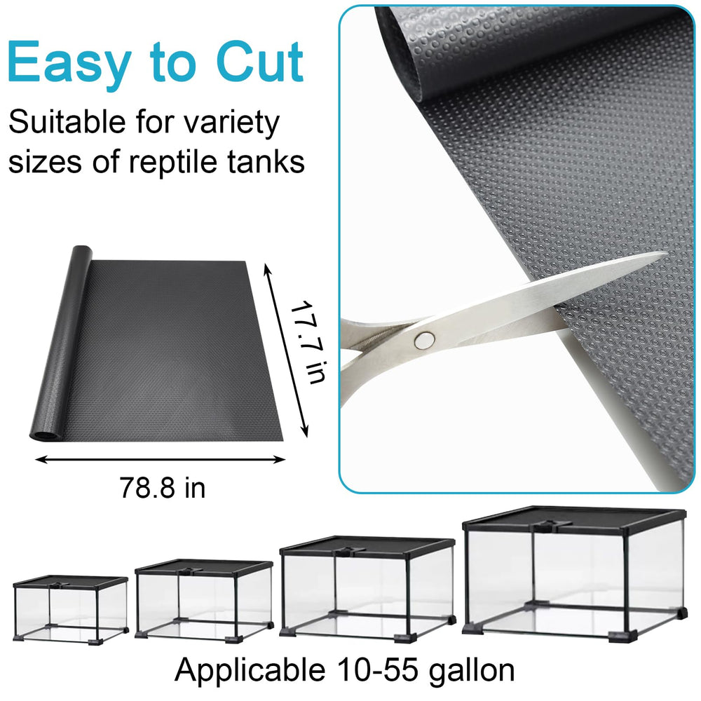 Uigidori bearded dragon setup featuring the mat for comfort