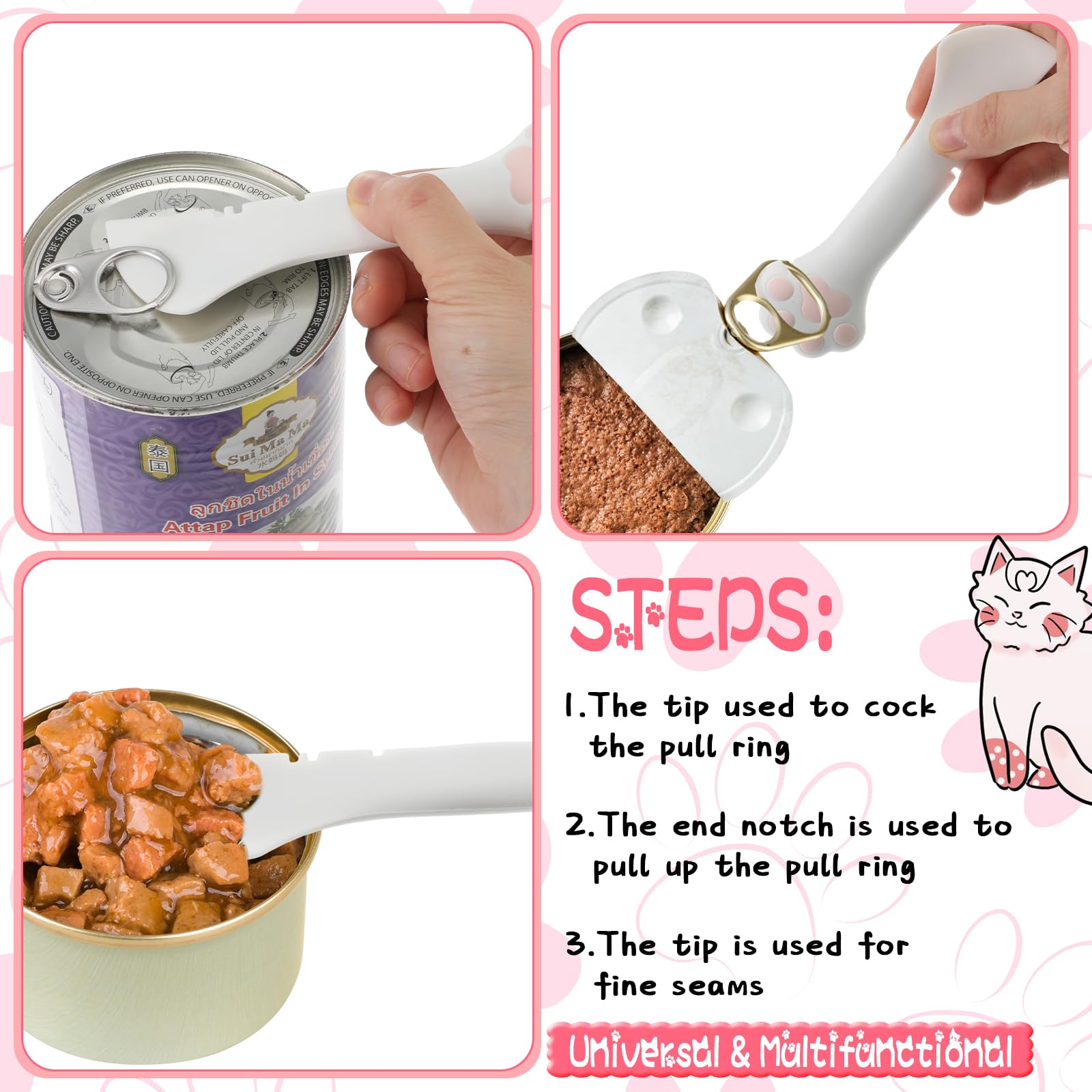 Uiifan kitchen set helps organize pet cans in the fridge neatly