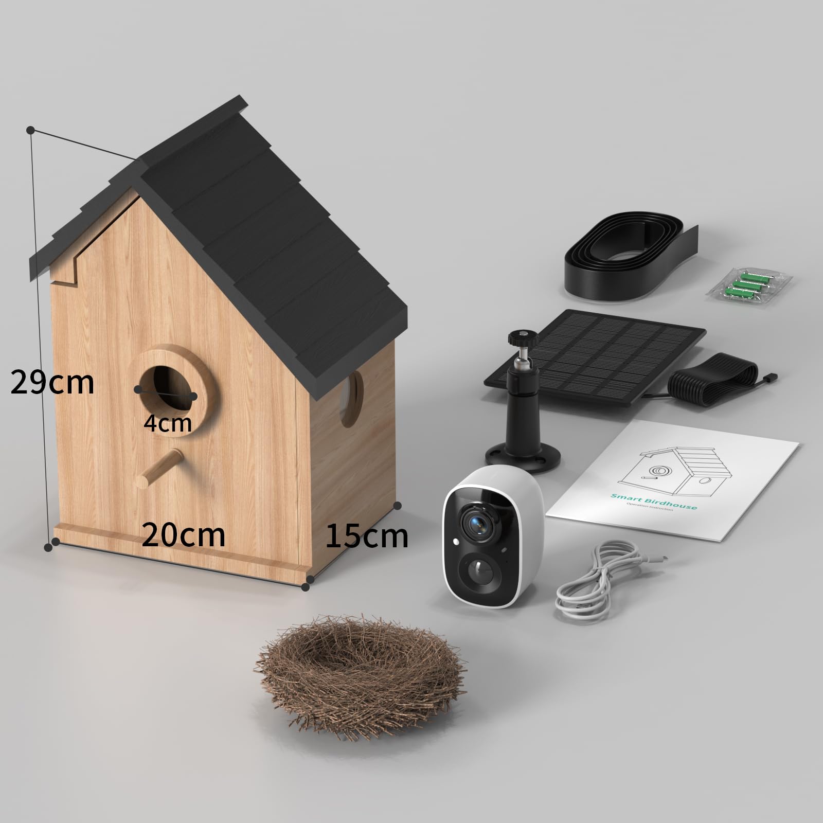 UIOOQ Bird House educational tool for families fosters nature learning.
