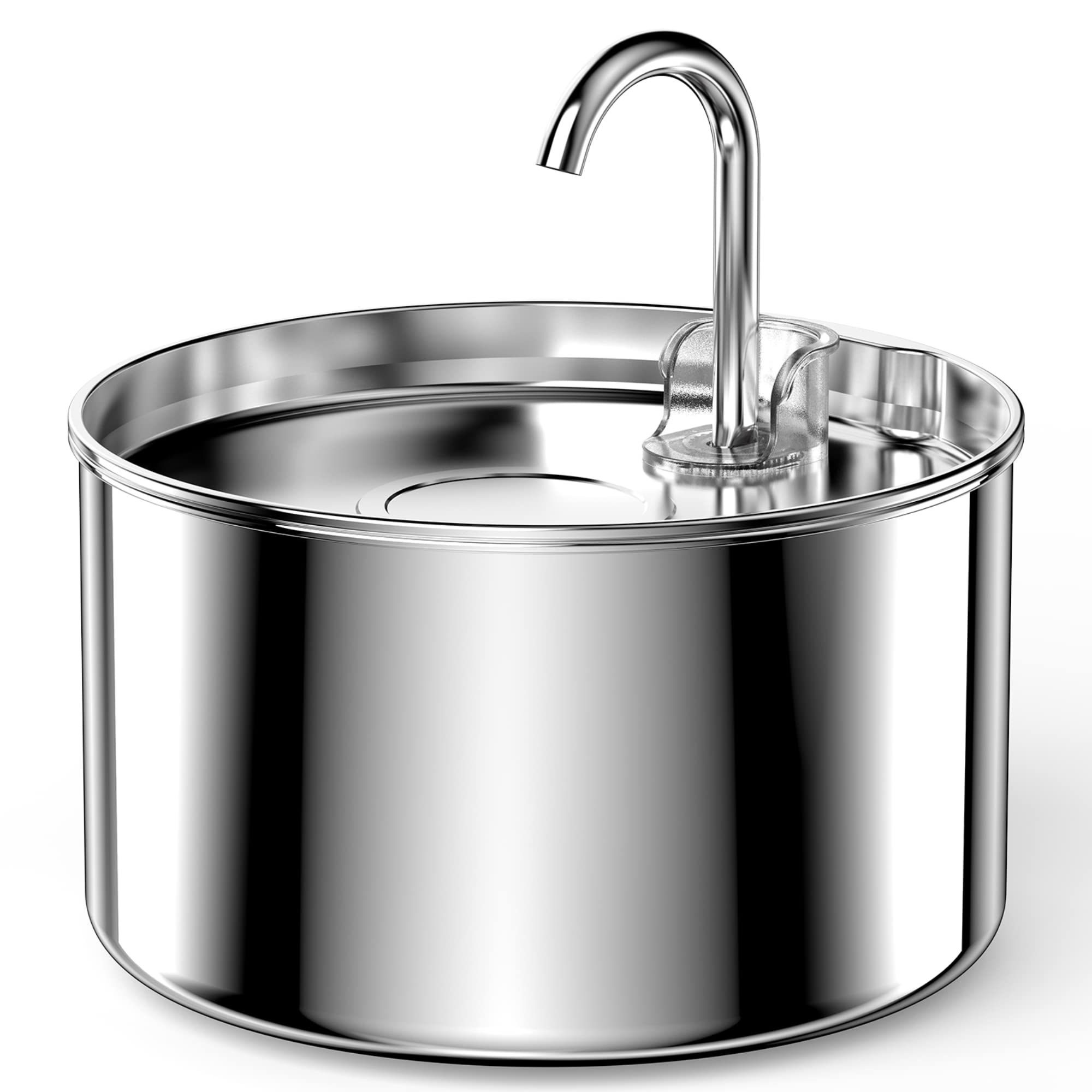 UIOOQ stainless-steel cat water fountain overview highlights durable indoor hydration