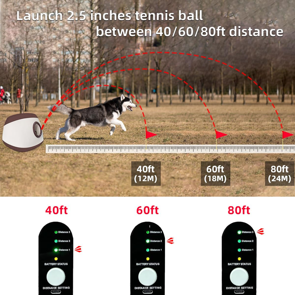 UJQW AutoDog Ball Launcher safety sensors prevent jams and protect pets.