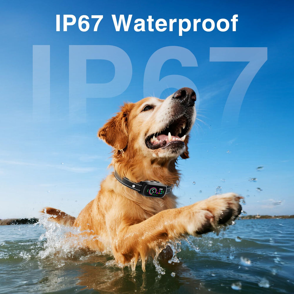 UJYOIIY bark collar AI recognition detects barking to reduce false triggers