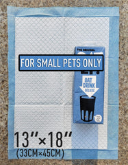 UKIYOE dog training pads plastic border prevents overflow and protects floors