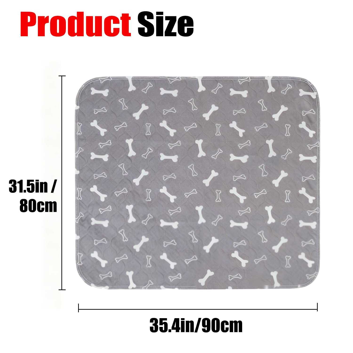 UKM Puppy Pads fit all dog sizes, from small puppies to large dogs.