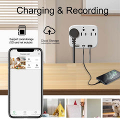 ULar outlet camera captures pet motion for real-time alerts