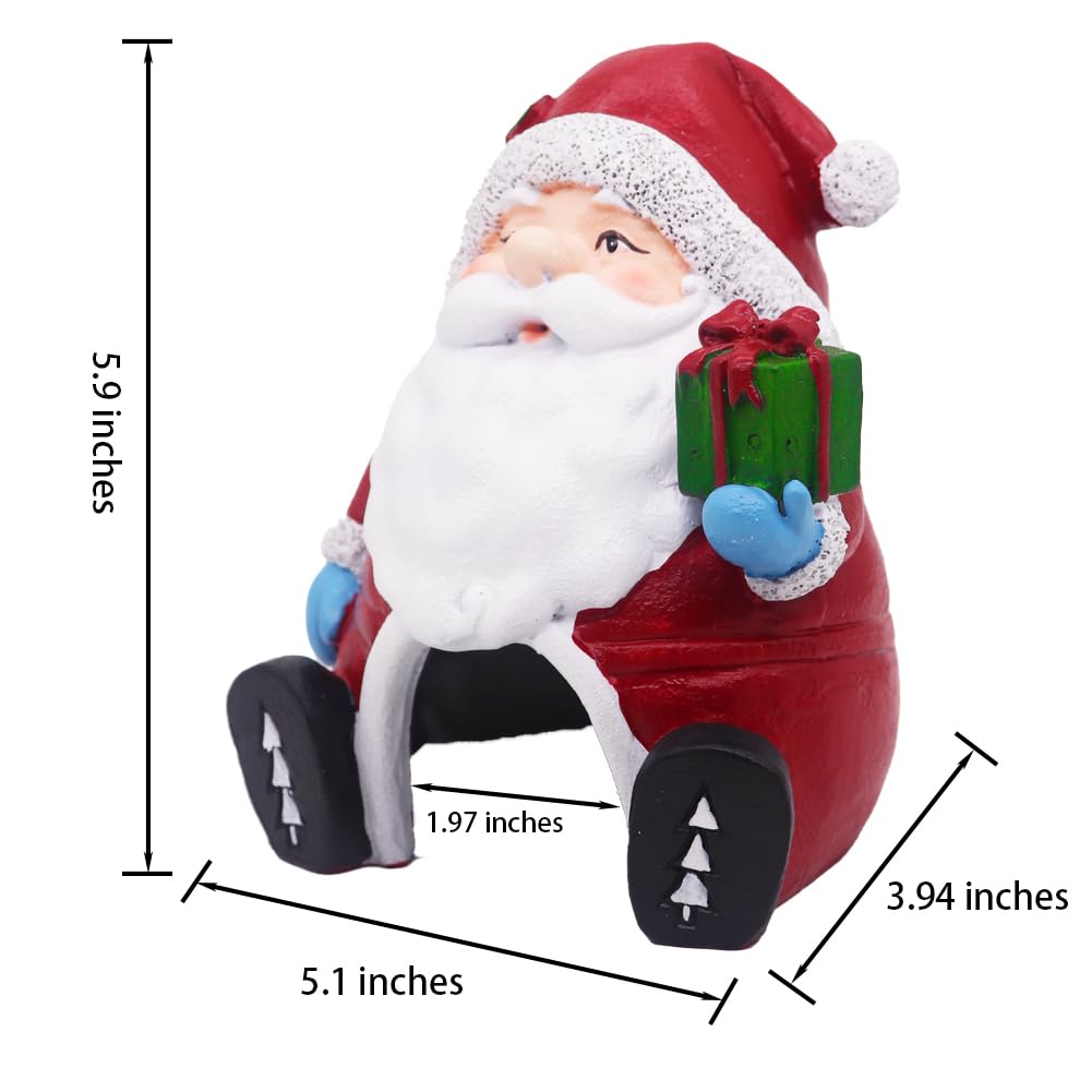 Ulifery Christmas aquarium decor Santa hiding spot keeps bettas comfortable and entertained