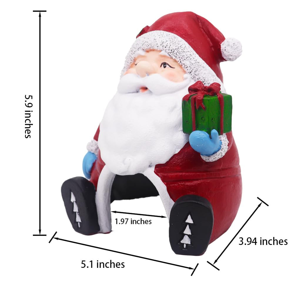 Ulifery Christmas aquarium decor Santa hiding spot keeps bettas comfortable and entertained