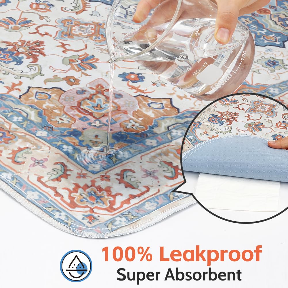 ULIGOTA 4-layer leakproof design keeps floors odor-free and dry between wash cycles.