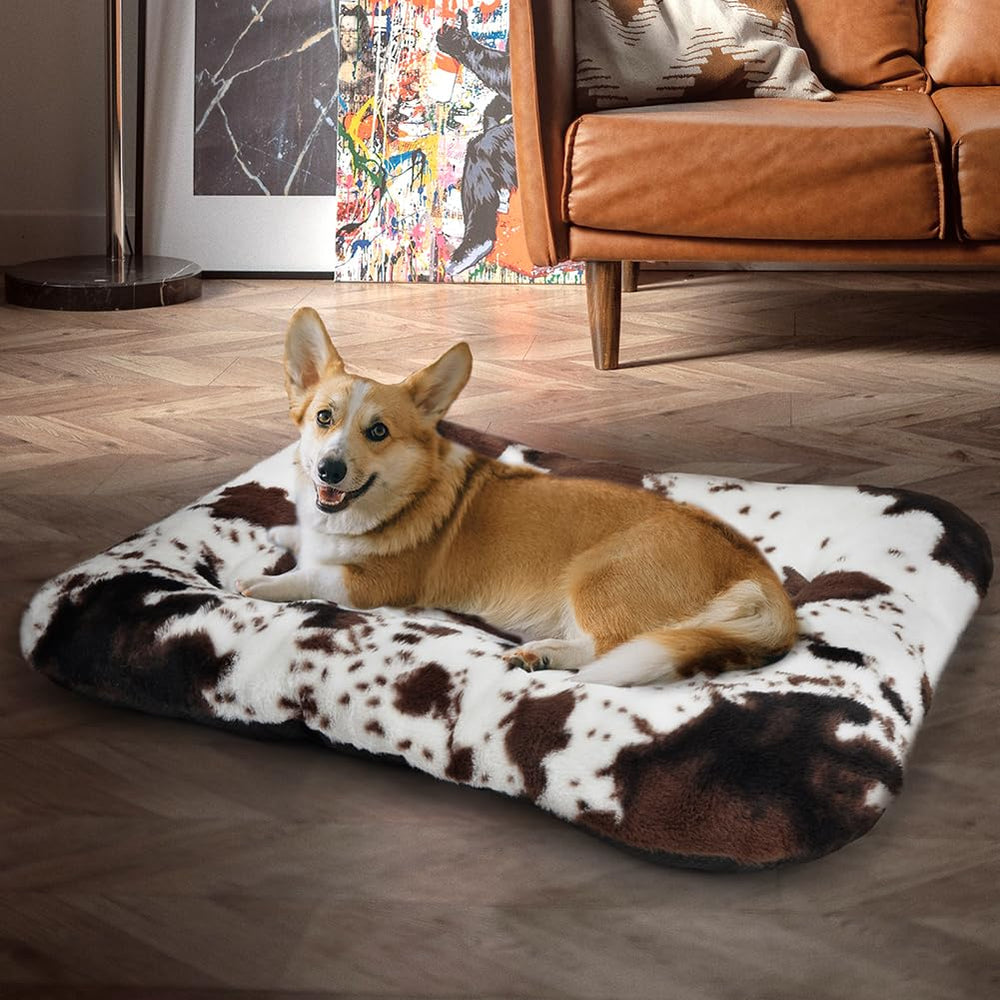 ULIGOTA dog bed crate pad uses durable materials for long-lasting use.