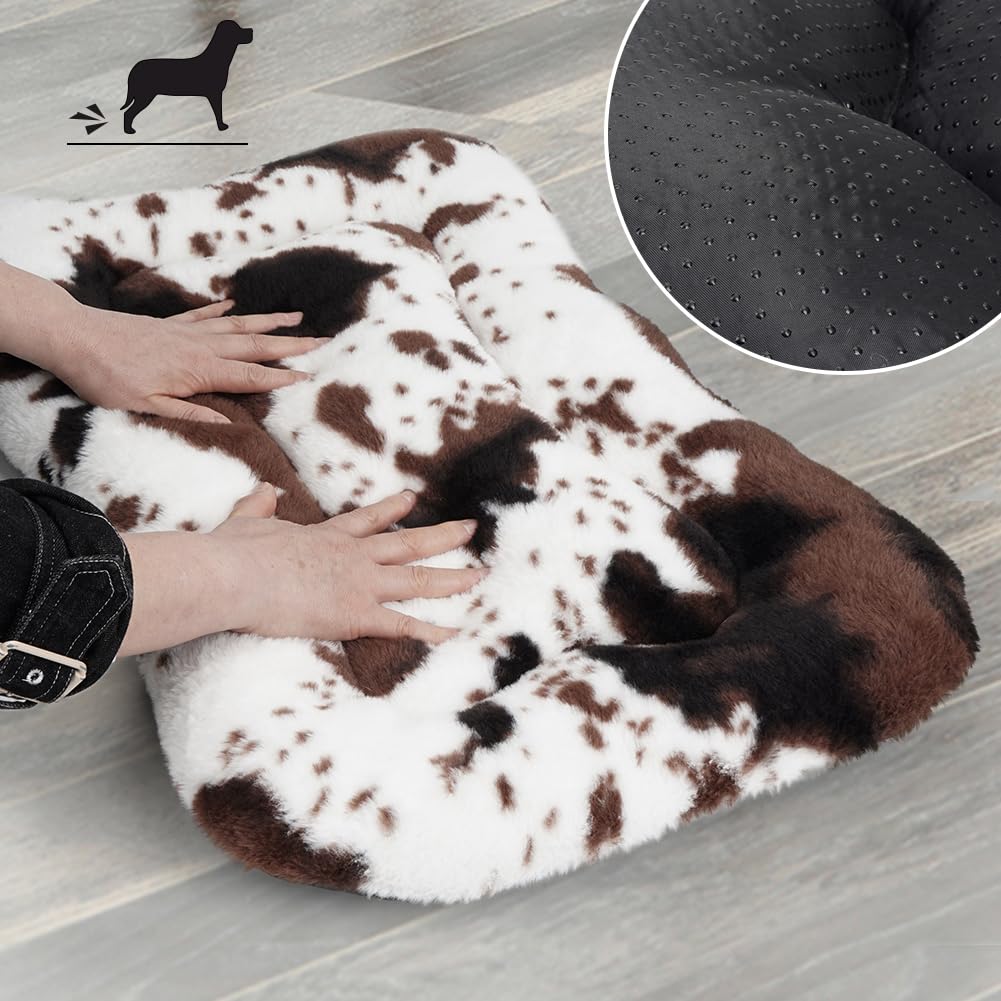 ULIGOTA dog bed crate pad in bedroom adds warmth and softness.