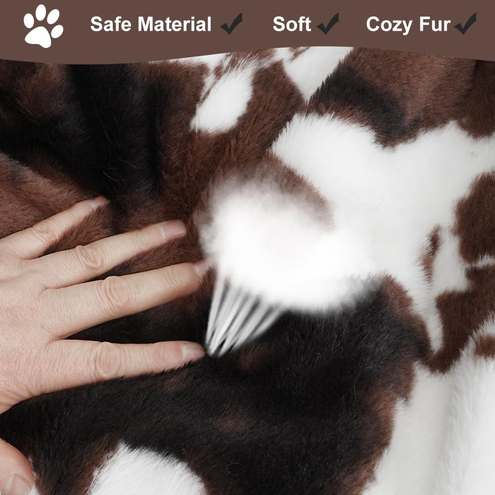 ULIGOTA dog bed crate pad on wood floor provides stable rest.