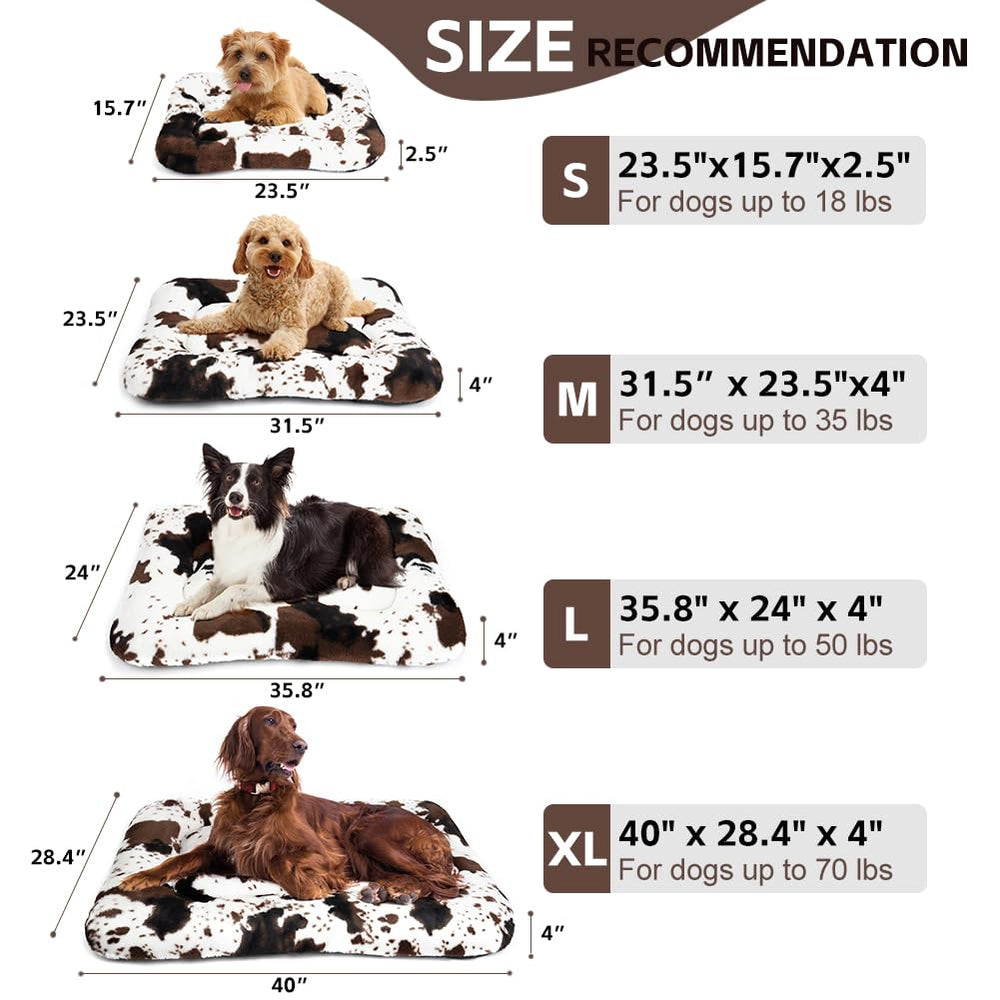 ULIGOTA multi-function pet mat for crates, kennels, and floor lounging