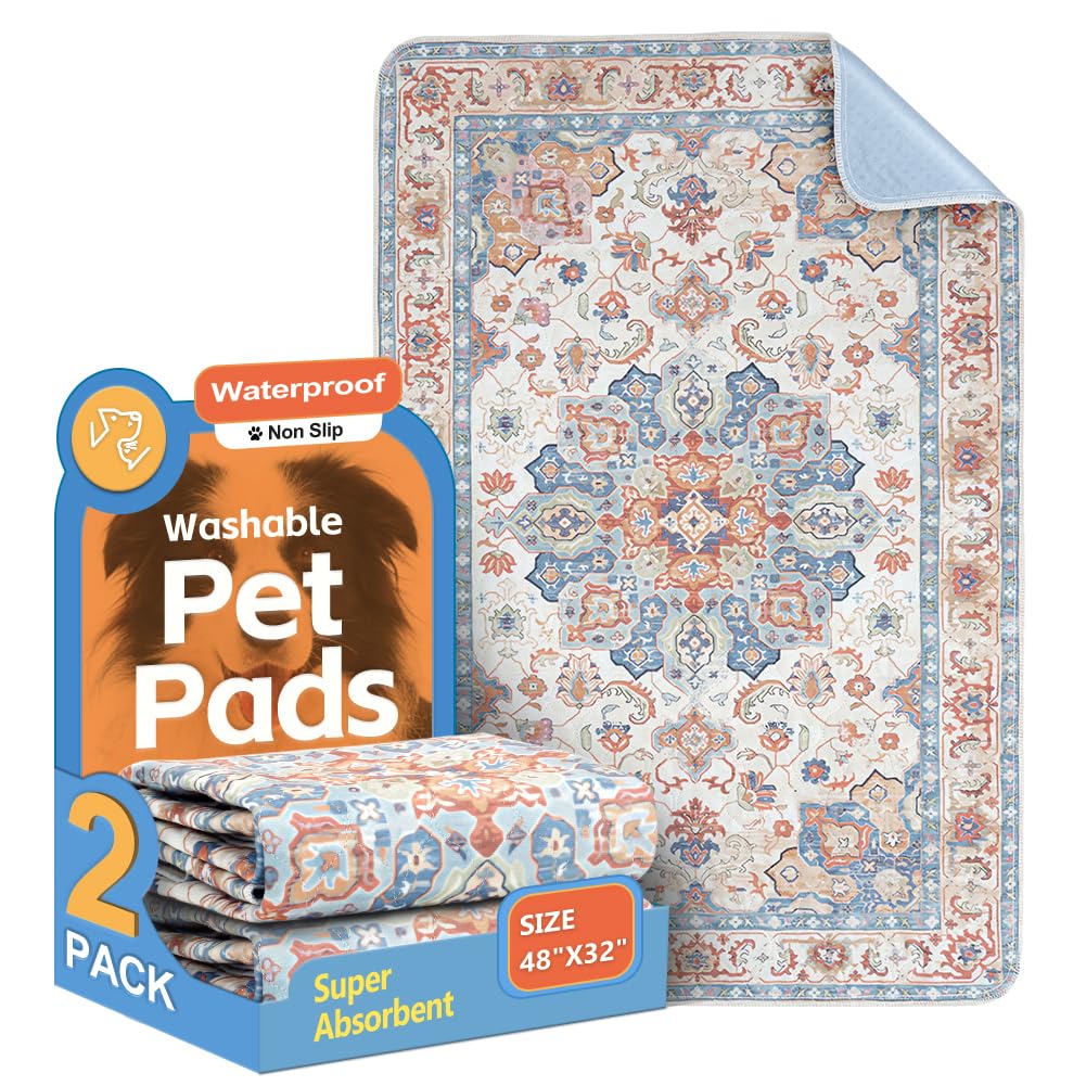 ULIGOTA Washable Pee Pad top layer flannel for soft comfort and leak resistance