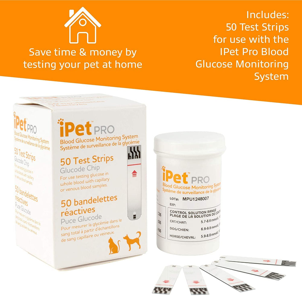UltiCare iPet Pro readout graphic showing clear glucose results for pet care decisions.