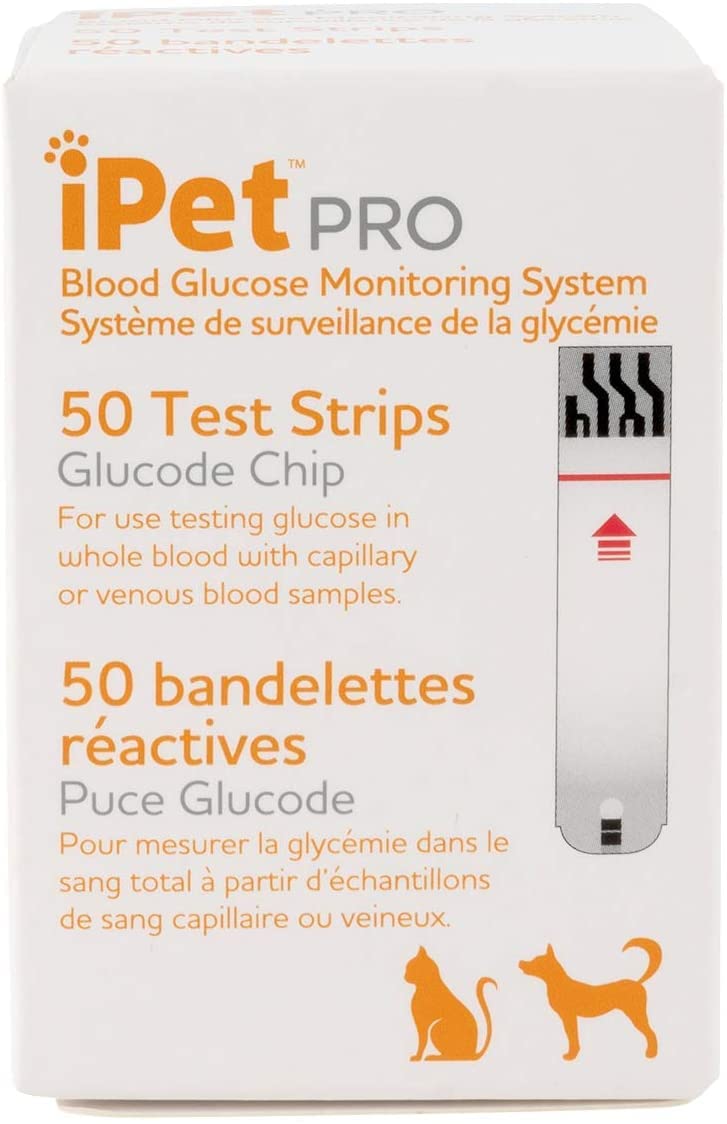 UltiCare iPet Pro strip close-up highlighting precision for accurate readings.