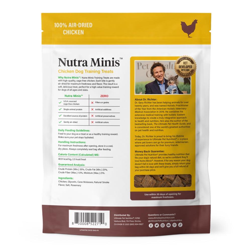 Nutra Minis 5 oz pouch ready for travel