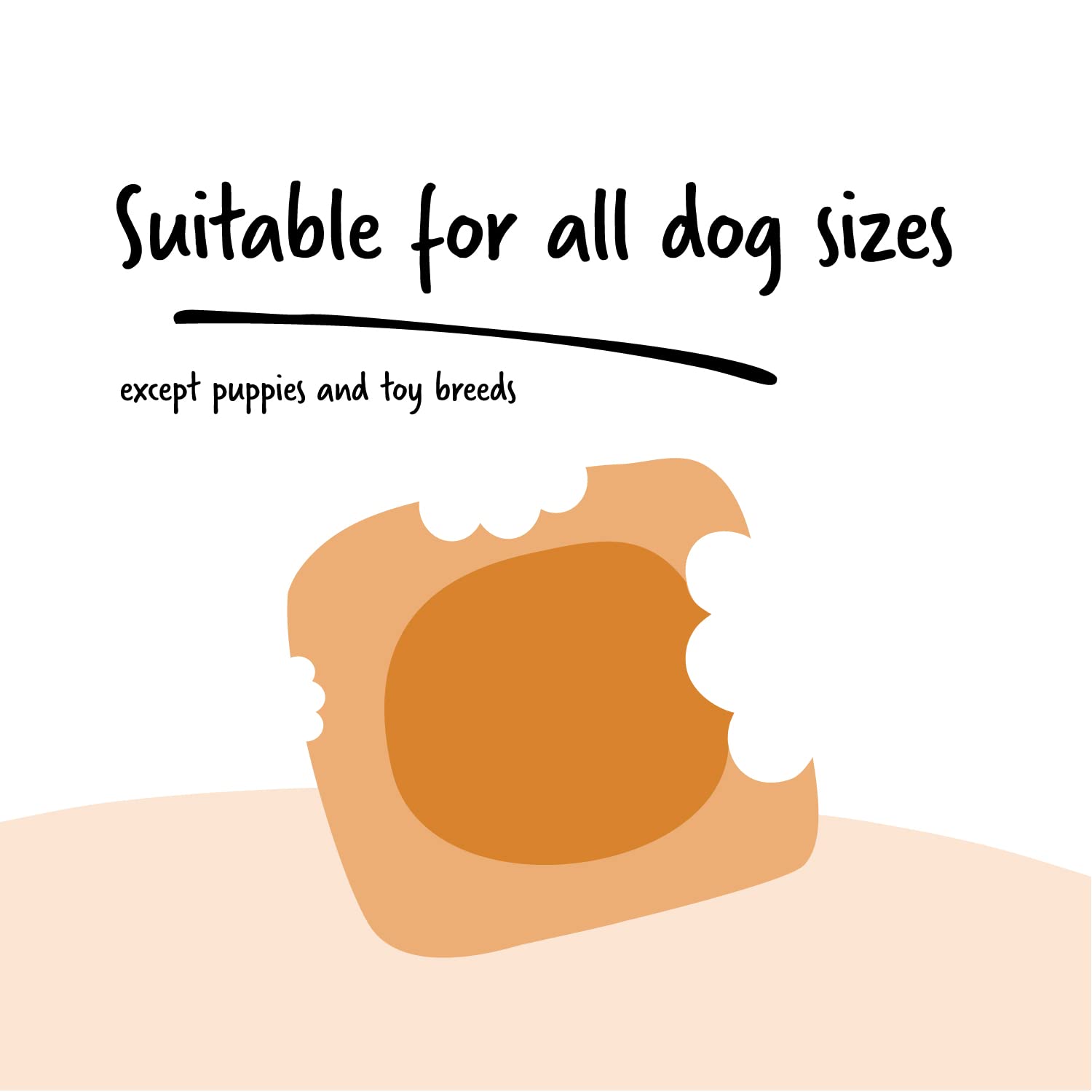 Ultra Chewy dental-health chew supports teeth cleaning as dogs chew