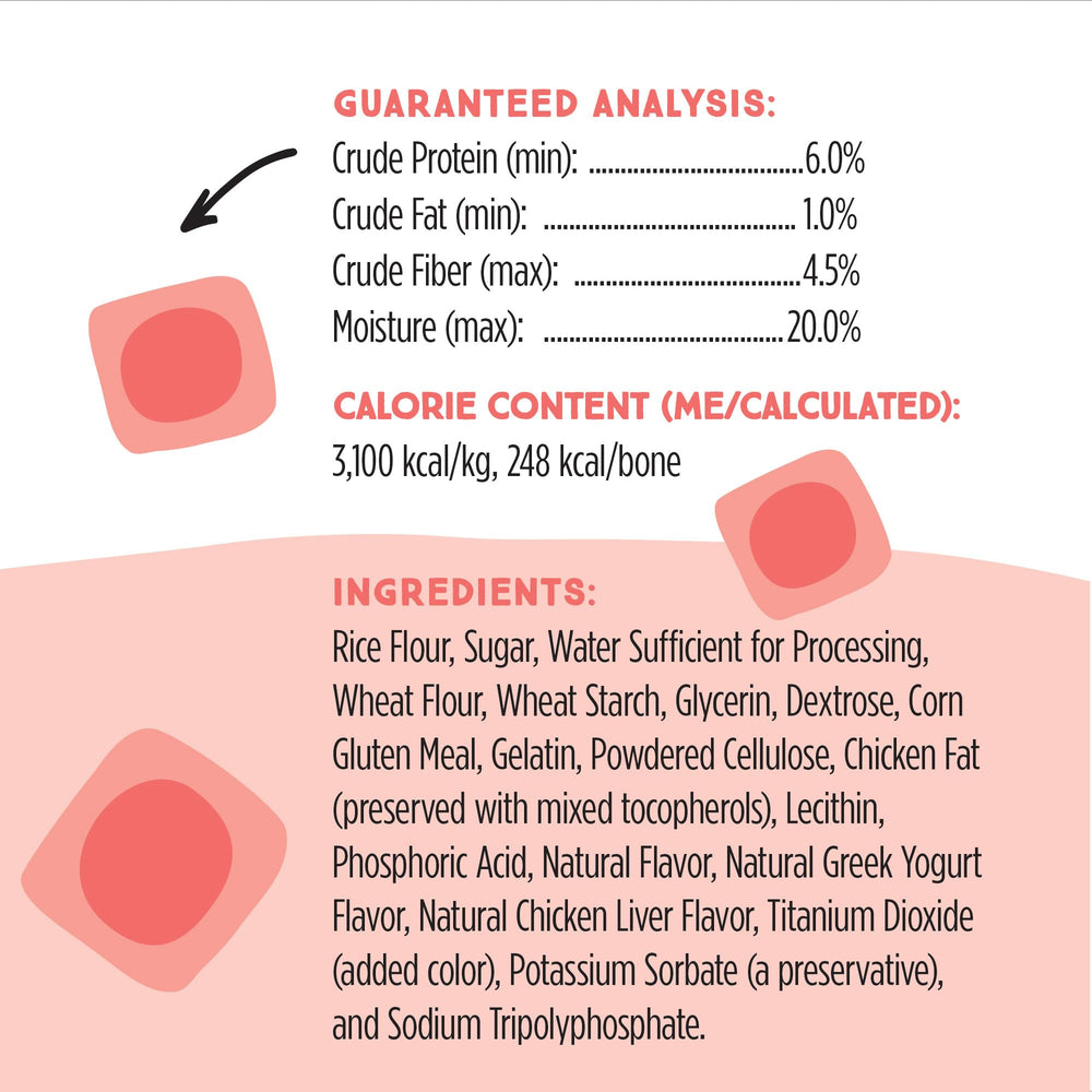 Ultra Chewy Double Treat Bones liver flavor close-up highlights aroma and appetizing appeal