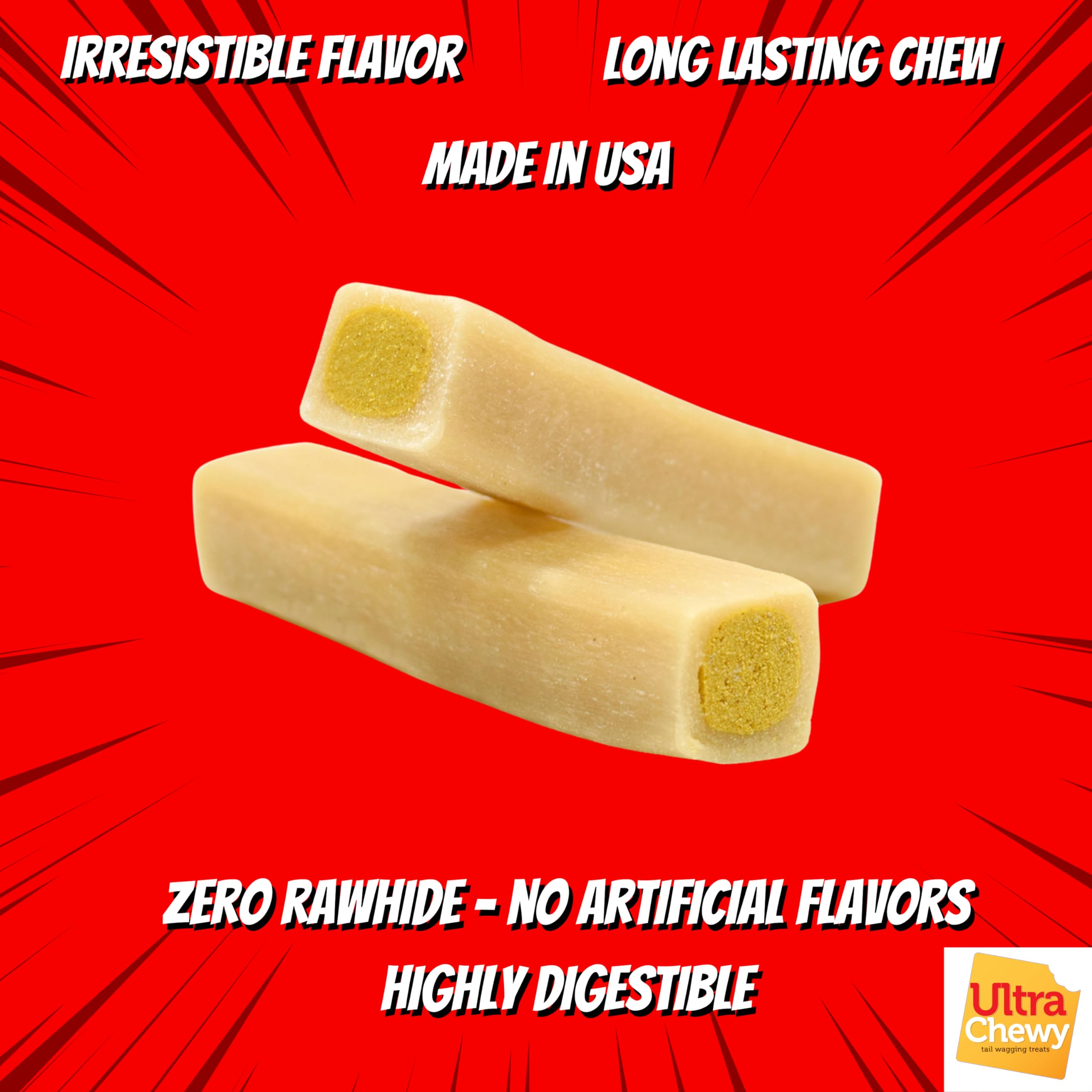 Ultra Chewy durable chew designed for aggressive chewers in rugged setup