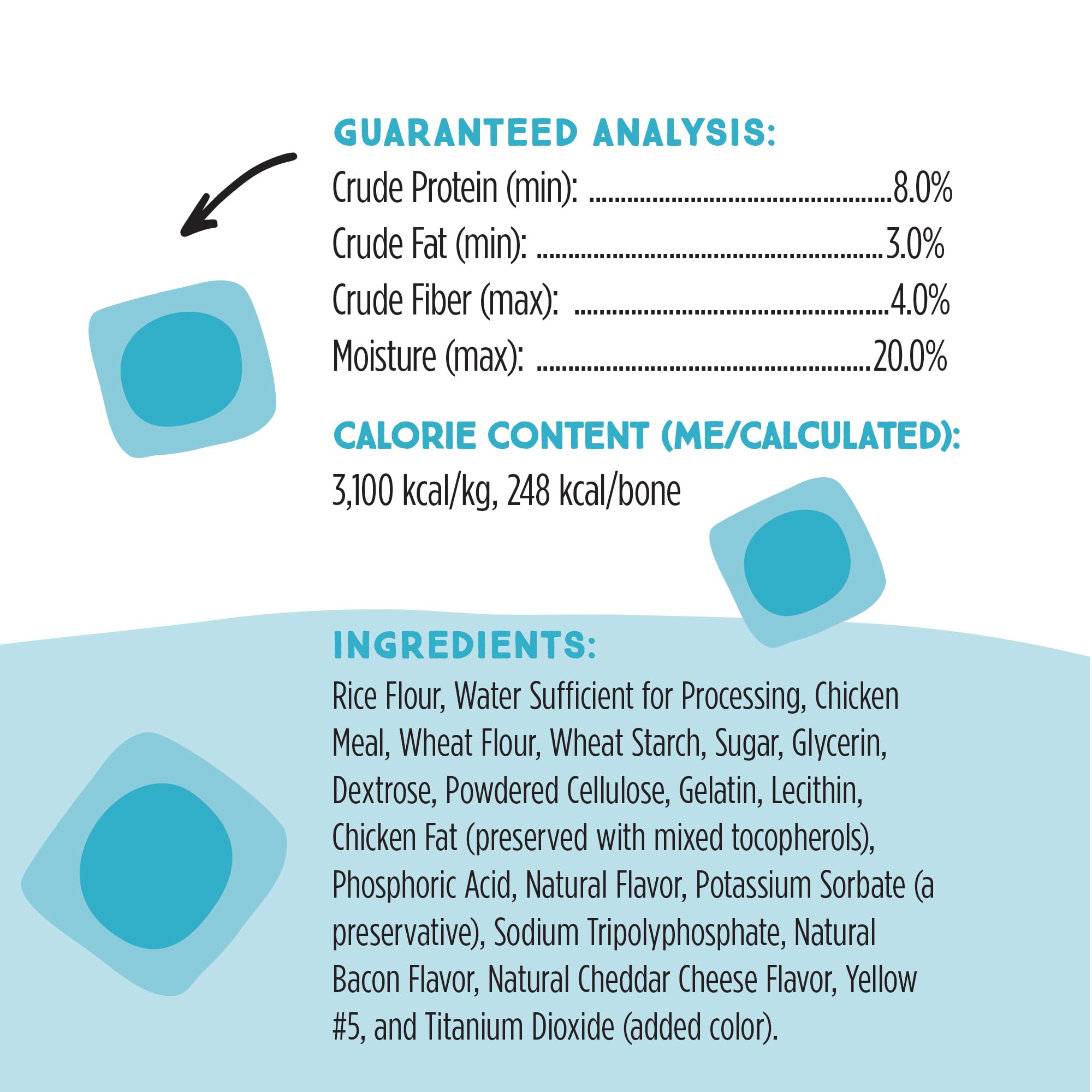 Ultra Chewy on-the-go packaging demonstrates portability for travel and training sessions.