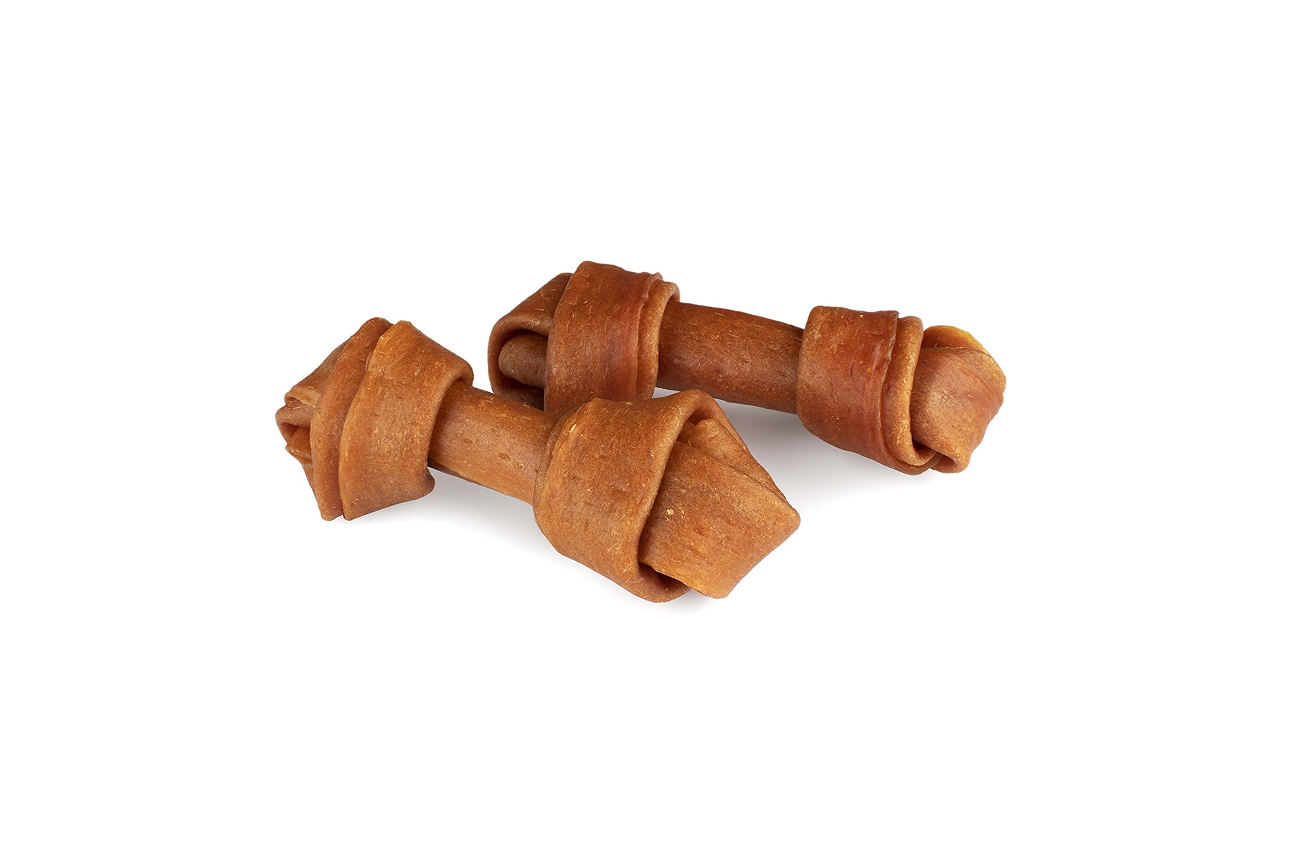 Ultra Chewy turkey tendon knotted bones dog chew perfect training reward and birthday treat.
