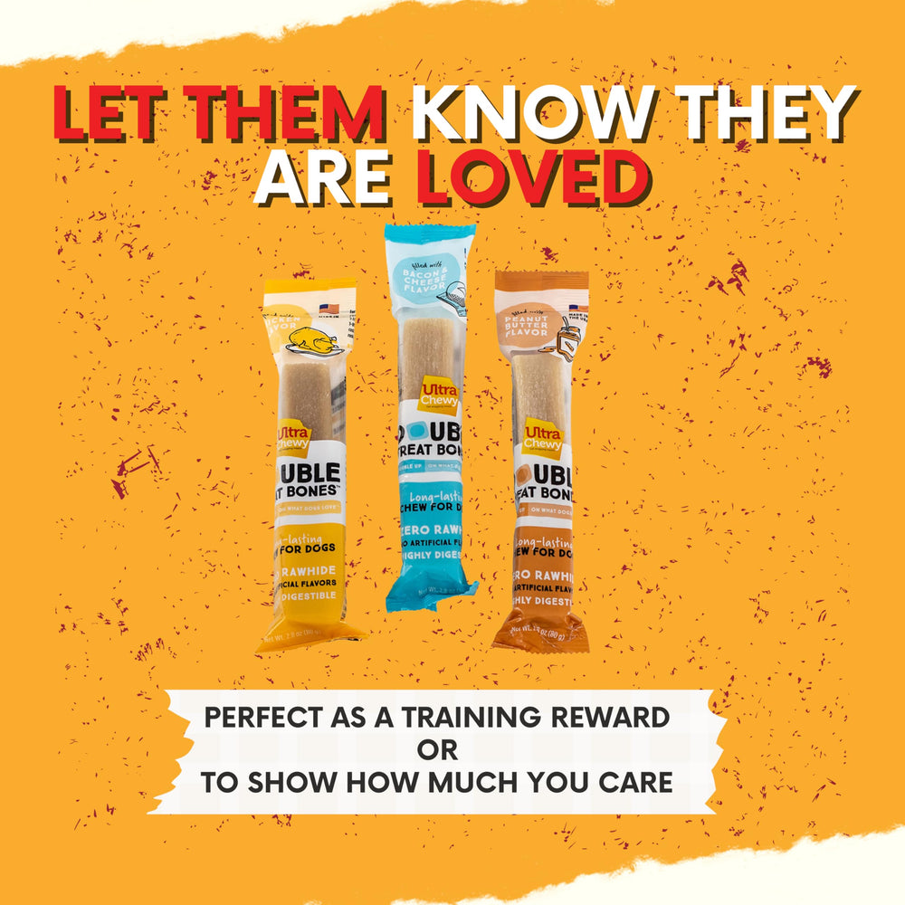 Ultra Chewy US made digestible formula highlighted in packaging image