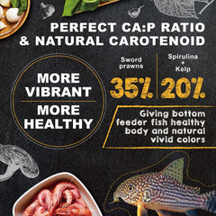 Ultra Fresh bottom-feeder sword-prawn flavor ingredients highlight natural protein sources.