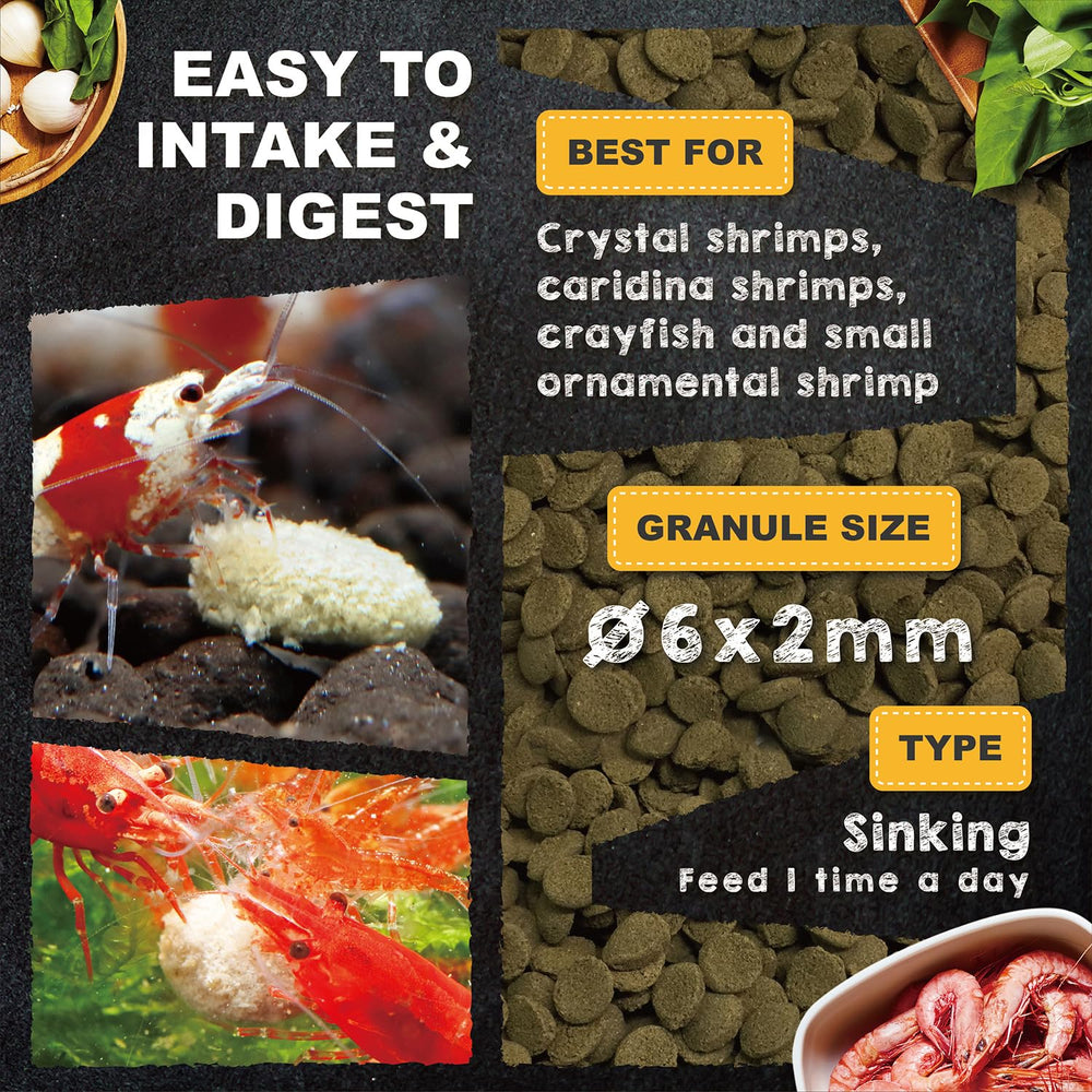 Ultra Fresh Shrimp Food squid and silkworm close-up emphasizes protein quality.