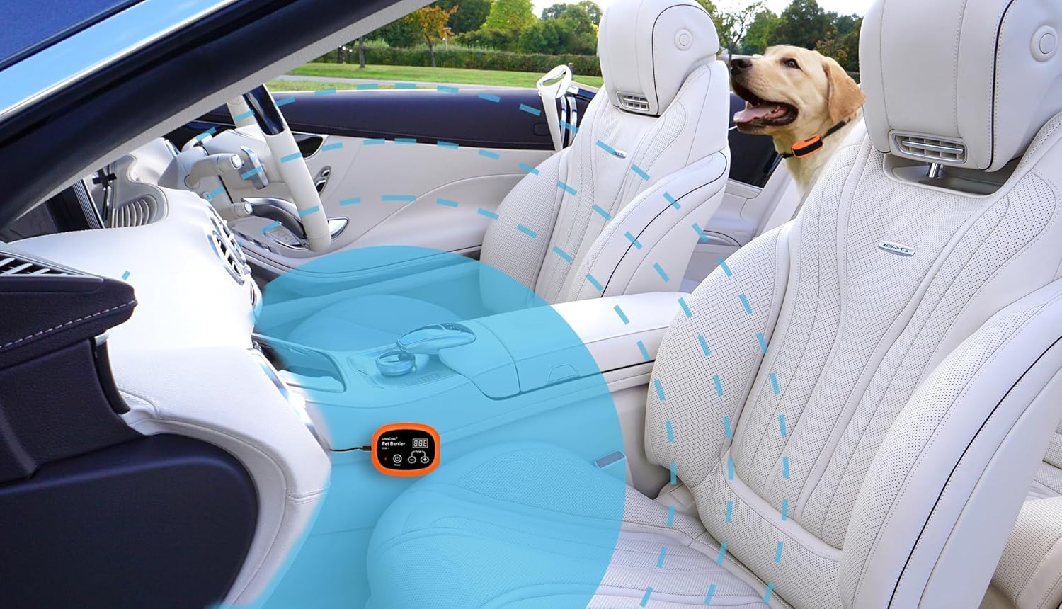 UltraCrab turbo range control demonstrates extending boundary from 2 to 12 feet.
