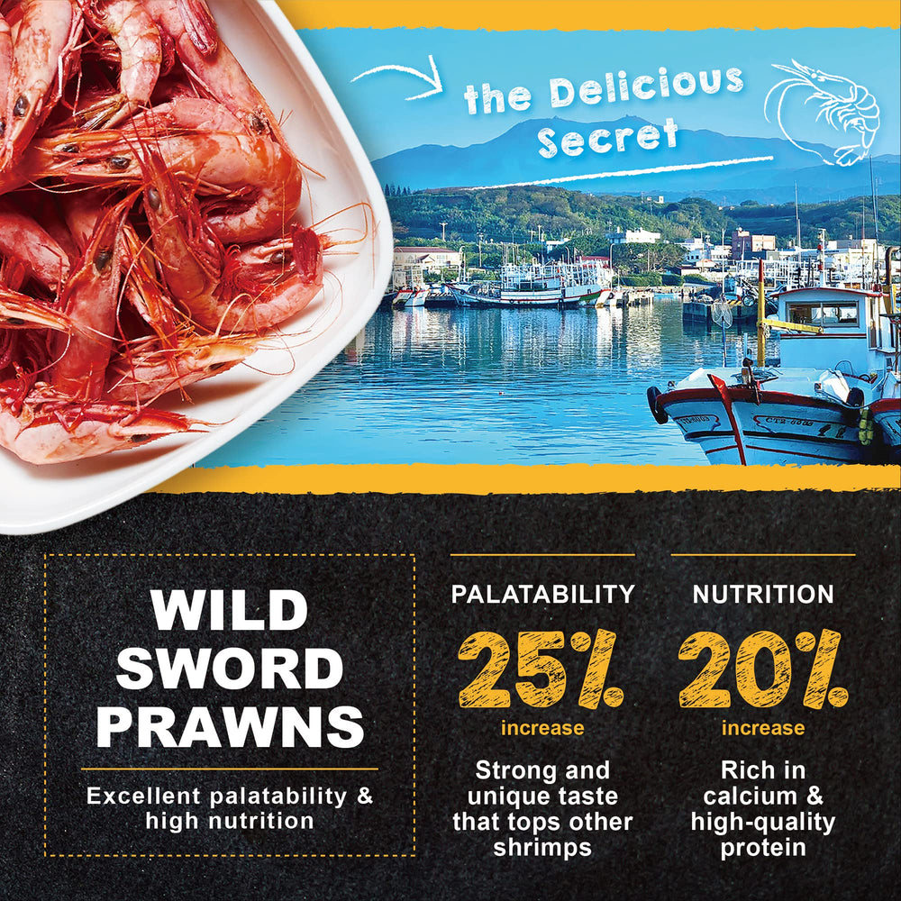 Ultra Fresh probiotics-infused pellets with 3 million CFUs per gram for gut health.