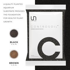 Controsoil granules close-up show volcanic ash texture for substrate