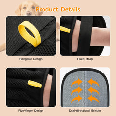 Ulyuhoda glove large surface area emphasizes efficient coverage on fabrics