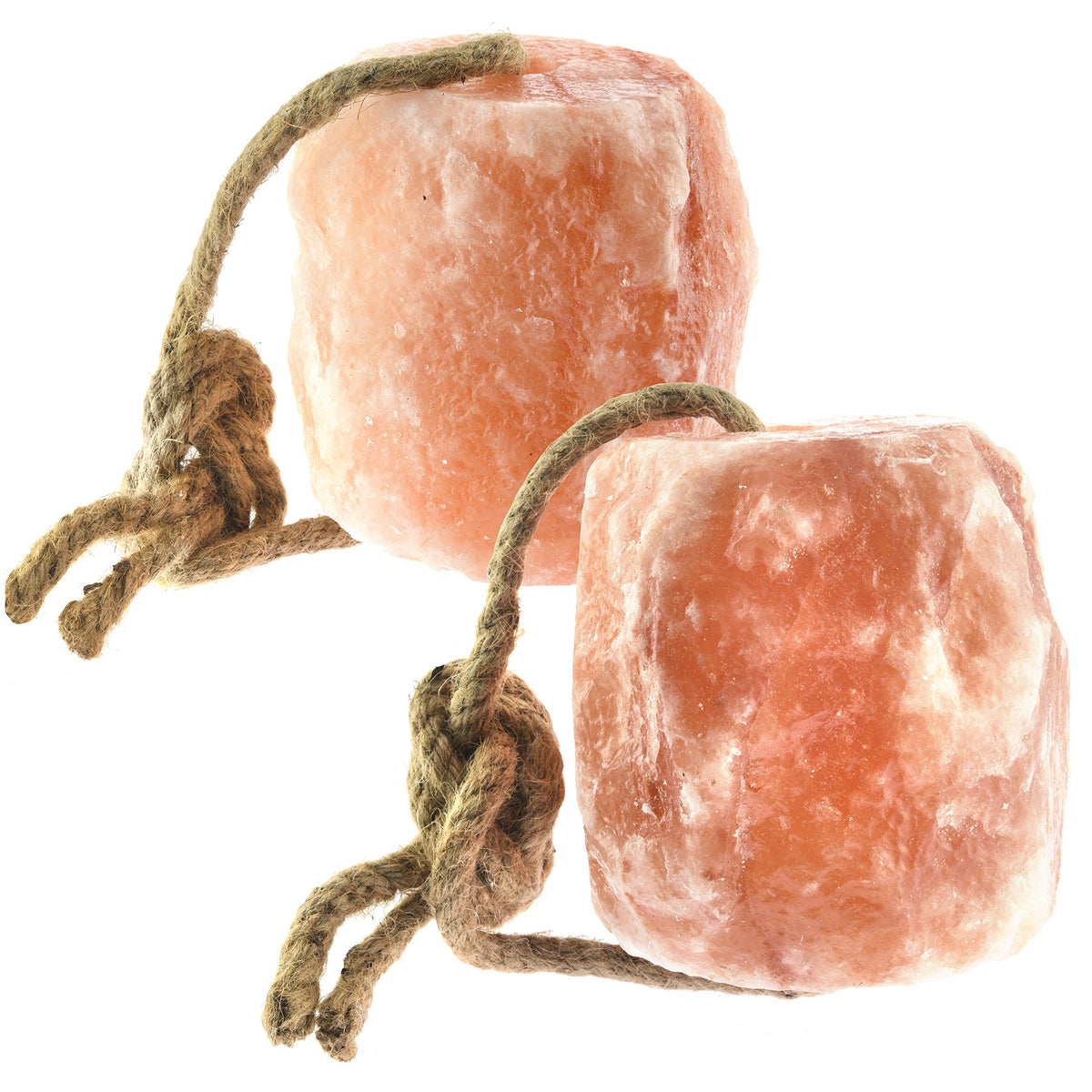 UMAID Himalayan salt lick rope for horse with mineral-rich licking action