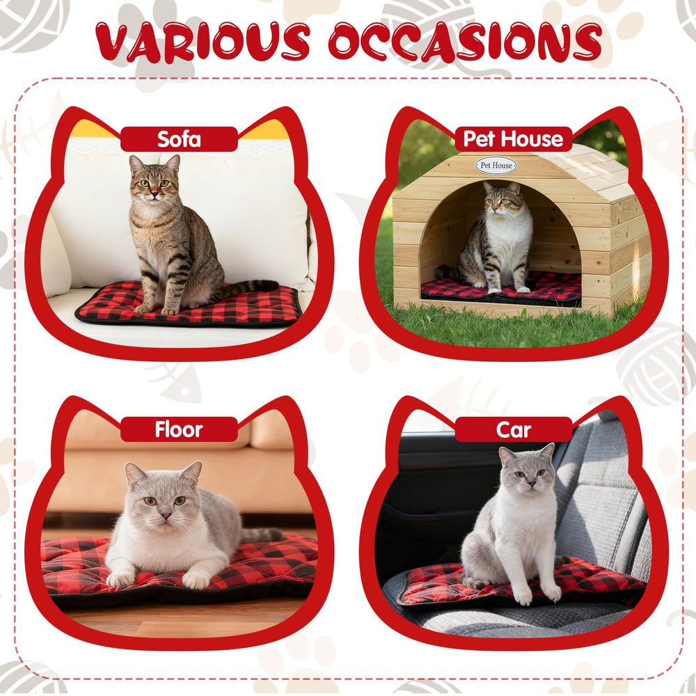 UMMNPR self-warming cat bed ideal for cats, dogs, and small pets seeking a calm nap.