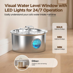 UMOCUOY pet water dispenser quiet pump keeps noise low during use