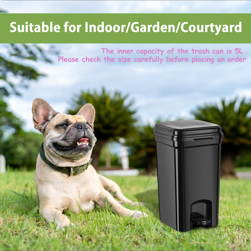 Umtiti 5-liter capacity suits daily pet waste without frequent emptying
